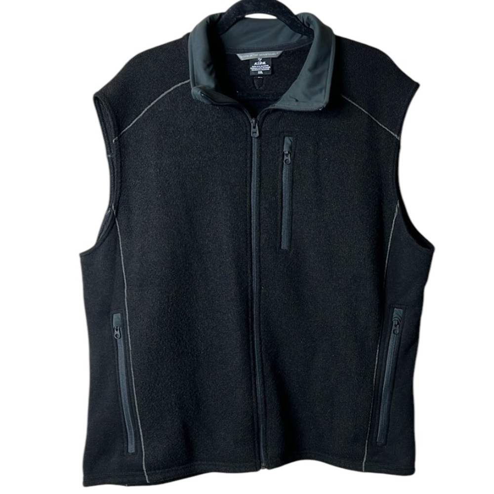 Kuhl Interceptor Fleece Utility Vest Black Full Zip Men’s. Size XXL